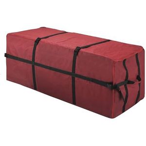 Elf Stor Heavy Duty Canvas Kerst Opbergtas Groot voor 6 voet Boom, Rood