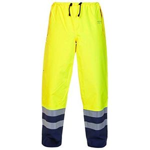 Hydrowear 04026002 Neede Gewoon Geen Sweat Trouser, 100% Polyester Laminaat, 3X-Large Mate, Geel/Navy
