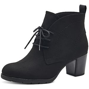 MARCO TOZZI dames 2-25107-41 Lace Boot Heel, Black, 37 EU