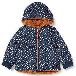 Noppies Kids Linden omkeerbare winterjas voor babymeisjes, Dark Sapphire - P208, 86 cm