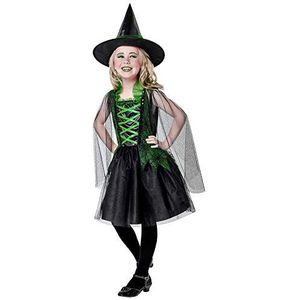 Wicked Witch"" (jurk, hoed) - (128 cm / 5-7 jaar)