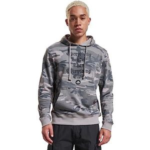 Brandit Heren 61012-222-6XL Trui, Grey-Camo, Regular, grijs-camouflage, 6XL