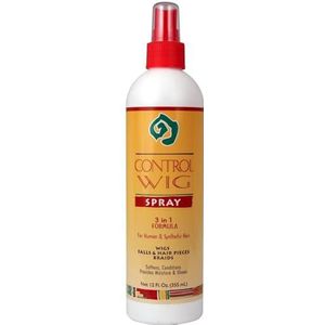 African Essence Wig Control Spray voor menselijk en synthetisch haar, 355 ml African Essence