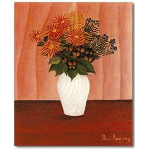 Decoratief schilderij: bos bloemen - Henri Rosseau 35 x 43 cm. Direct printen