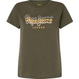 Pepe Jeans - Galey - Dames T-shirt - Fitted - Korte Mouwen