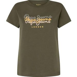 Pepe Jeans - Galey - Dames T-shirt - Fitted - Korte Mouwen
