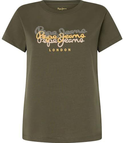 Pepe Jeans - Galey - Dames T-shirt - Fitted - Korte Mouwen