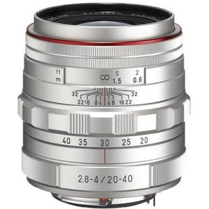 Pentax HD DA F2.8-4ED DC WR Limited K-Mount lens (20-40 mm) zilver