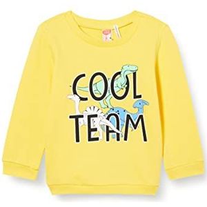 Koton Bedrukt sweatshirt Crew Neck Cotton Trainingsshirt voor jongens, geel (171), Size: 12/18 mesi
