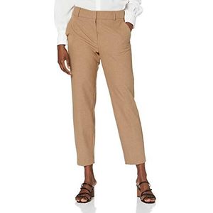 Selected Vrouwelijke broek Cropped, Camel/patroon: melange, 40