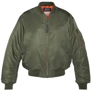 Schott NYC Oversize Schott Airforce90Rs Army Bomberjack, kaki, Groen, 3XL grote maten tall