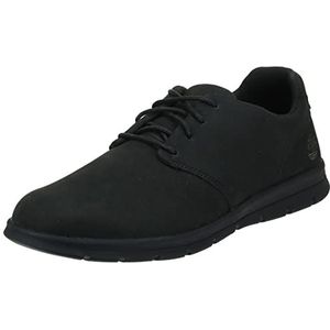 Timberland Heren Graydon Oxford Basic schoenen, Black Nubuck, 45.5 EU