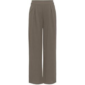 ONLY - Onlsania - Rechte Damesbroek - Walnoot - Regular Fit