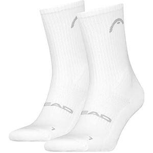 HEAD Uniseks sokken, wit, 35/38 EU