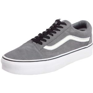 Vans Old Skool VKW66ME Klassieke sneakers voor volwassenen, uniseks, Grijs Suede Steel Grey True White, 40.5 EU