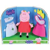 Peppa Pig Verkleedknuffel Fee en Dokter - 20 cm - Verkleedpop