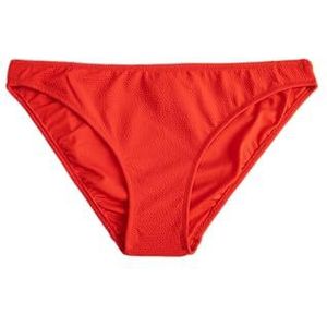 Koton Dames Textured Regular Waist Bikini Bottom Swim Wear, Rood (410), 38