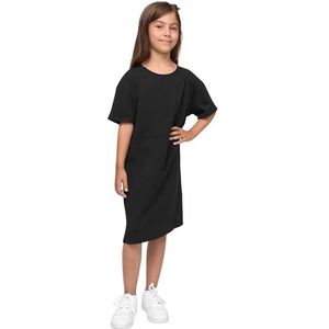 Urban Classics - Organic Oversized Tee Kinder Korte jurk - Kids 110/116 - Zwart