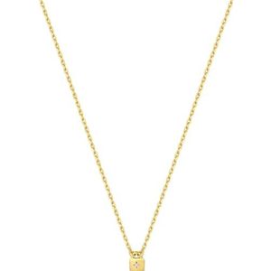 ANIA HAIE Halsketting N032-02G Underlock & Key Ladies Necklace, verstelbaar midden-38159 merk, Eén maat, Niet-Edelmetaal, Geen edelsteen
