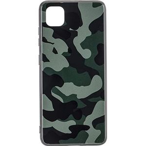 Commander Glas Back Cover Camouflage voor iPhone 11 Pro Green