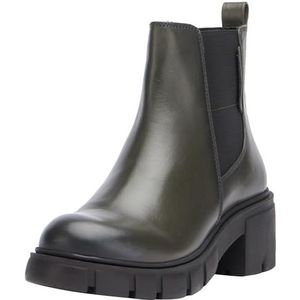 TOM TAILOR Dames 4250930011 Chelsea-laarzen, donkergroen, 37 EU