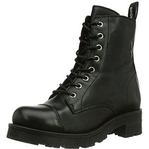 Bronx BX 555 dames biker boots, Zwart Black01, 40 EU