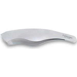 3 Claveles 01176 - Pinzas Ergonomicas professionals voor Espinas de Pescado en Emplatar Lonchas de Jamon, Acero Inoxidable, Medida 14 cm 5.5