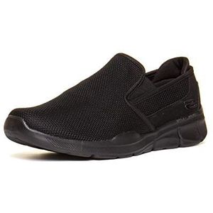 Skechers Equalizer 3.0-Sumnin-52937 Slip On Sneakers voor heren, zwart zwart zwart bbk., 42 EU
