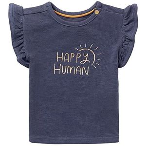 Noppies Baby Aleppo T-shirt voor babymeisjes met korte mouwen, blauw nachts-P609, 56