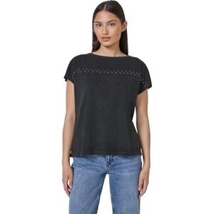 Street One Studio Damesshirt met sierstenen, Dusted Grey, 40