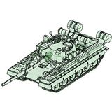 Trumpeter 757144"" 1/72 T-80B MBT modelbouwset