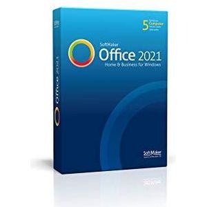 SoftMaker Office Home & Business 2021 voor Windows|Home & Business|1 apparaat in het bedrijf/5 apparaten in huishouden|Perpetual|PC|Disc|Disc