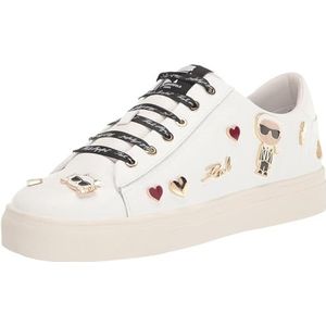 Karl Lagerfeld Paris Cate Pins Sneakers voor dames, wit (bright white), 41 EU