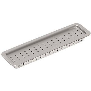 Outdoorchef Aroma en roken, dubbele rookbox Grillstation 9,5 x 4 x 35,8 cm zilver