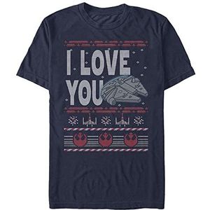 Star Wars: Classic - Ugly Love Unisex Crew neck T-Shirt Navy blue M