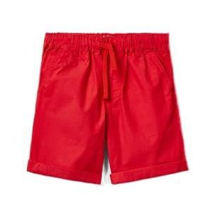 United Colors of Benetton Bermuda 4AC7G900O Shorts, rood 1W4, XS kinderen, rood 1w4, 4 Jaar