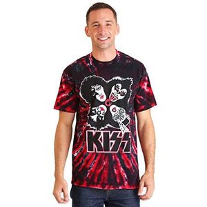 Liquid Blue Heren T-Shirt, Multi Tie Dye, M