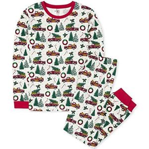 The Children's Place baby girls Family Matching Christmas Holiday Sets, Snug Fit 100% Cotton, Pajama Set, Xmass Truck, X-Large US