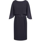 APART - Jurk - Nachtblauw - Mouwloos - Knielengte - Aansluitende Pasvorm