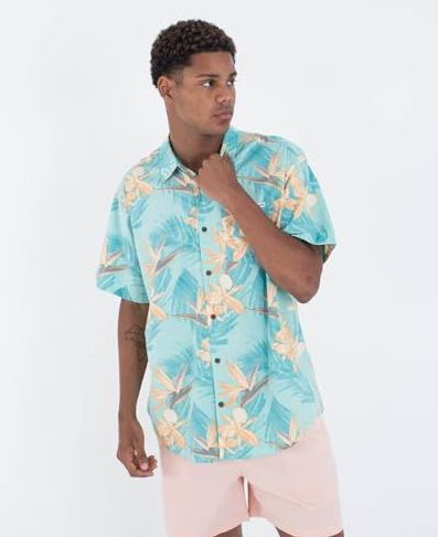 Hurley - Oao Lido Stretch - Overhemd - Korte Mouwen