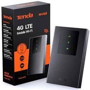 Tenda MF3 - Mobiele WiFi-router - AX300 Wi-Fi 6 - Draagbare Hotspot - 2100 mAh Batterij - USB-C