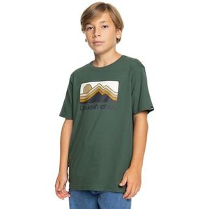Quiksilver T-shirt met korte mouwen QS Gradient Mountains YTH Jeugd Groen 16