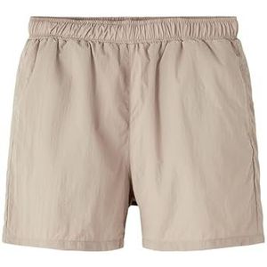 Bestseller A/S Meisjes NLFFIT Track Shorts, Mocha Meringue, 140, mocha meringue, 140 cm