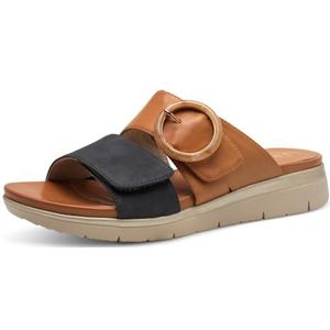 Jana Damessandalen Vegan sandalen, marine/tan, 36 EU, Navy Tan, 36 EU