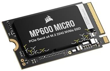CORSAIR MP600 MICRO - M.2 NVMe PCIe x4 Gen4 SSD - Zwart - 2TB - Tot 7000 MB/s Sequentieel Lezen