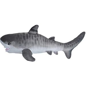 Wild Republic 23416 Pluche dier Living Ocean Mini Tigerhai, knuffeldier, 40 cm, Multi