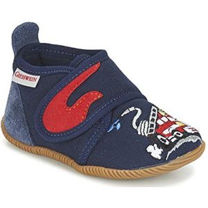 GIESSWEIN Serfaus-Slim Fit Hoge pantoffels voor jongens, donkerblauw, 21 EU
