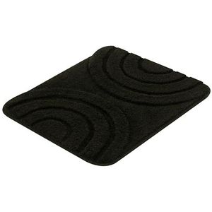 Kleine Wolke Badmat, polyacryl, zwart, 55 x 65 cm