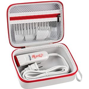 Hoesje compatibel met Wahl Professional Pindahaar en Baard Clipper Trimmer #8655 8685 8663 8331 08655-3901. Haartondeuse Organizer Houder voor bevestiging Kam, Olie, Blade Guard (alleen doos) - Wit