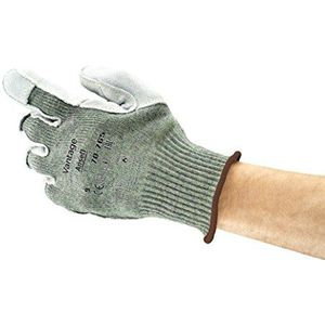 Ansell ActivArmr 70-765 snijbestendige handschoenen, mechanicale bescherming, groen/grijs, maat 9 (12 paar)